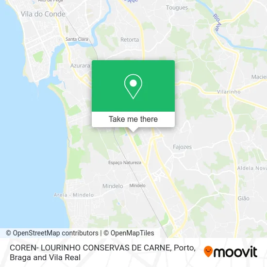 COREN- LOURINHO CONSERVAS DE CARNE map