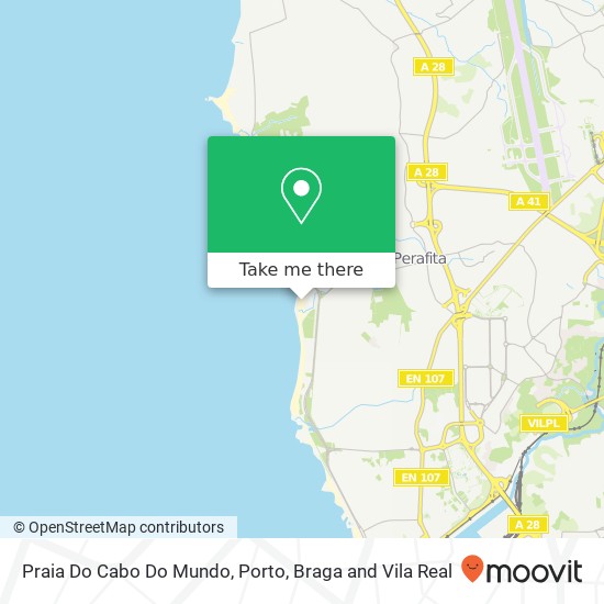 Praia Do Cabo Do Mundo map
