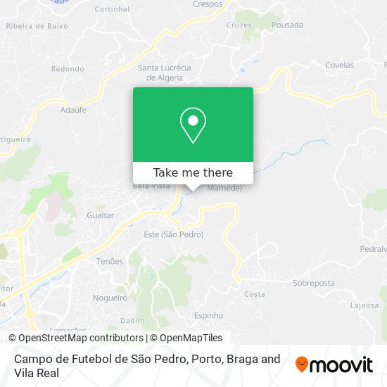 Campo de Futebol de São Pedro map