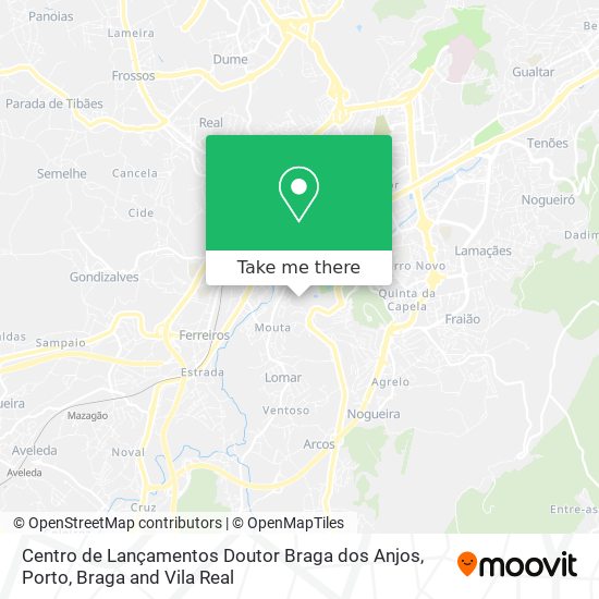 Centro de Lançamentos Doutor Braga dos Anjos map
