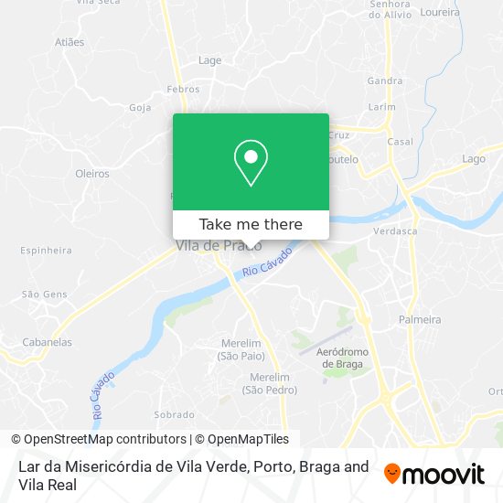 Lar da Misericórdia de Vila Verde map
