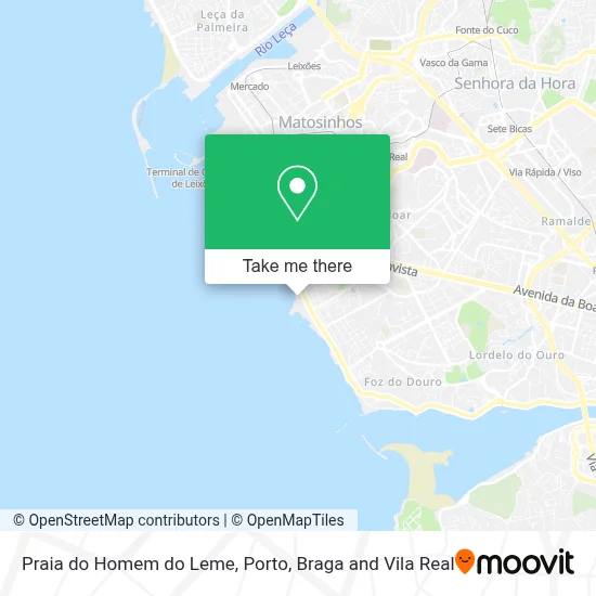 Praia do Homem do Leme map