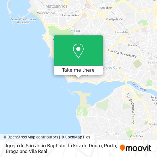 Igreja de São João Baptista da Foz do Douro map