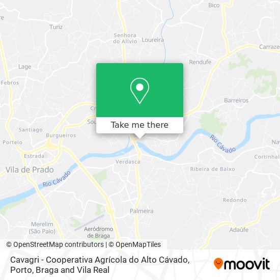 Cavagri - Cooperativa Agrícola do Alto Cávado map