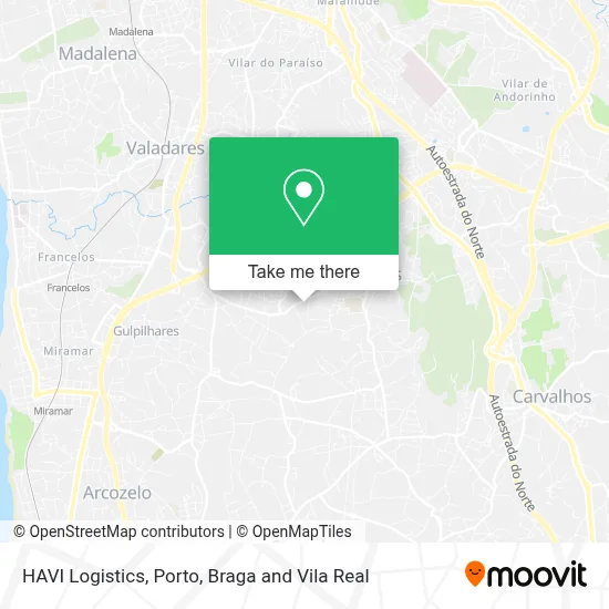 HAVI Logistics map