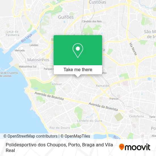 Polidesportivo dos Choupos map