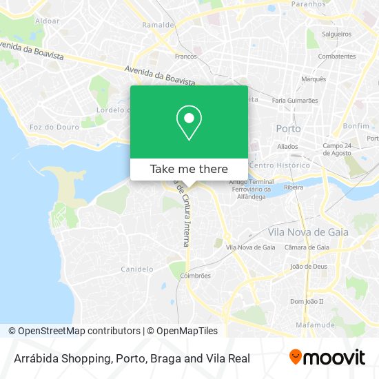 Arrábida Shopping map