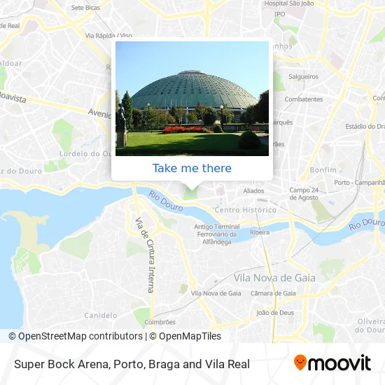 Super Bock Arena map