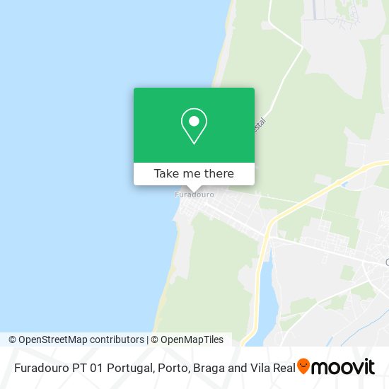 Furadouro PT 01 Portugal map