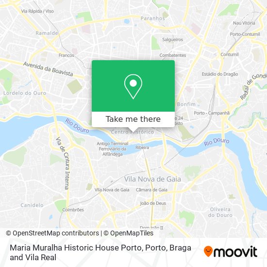 Maria Muralha Historic House Porto map