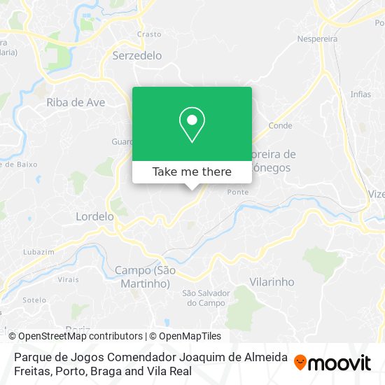 Parque de Jogos Comendador Joaquim de Almeida Freitas map