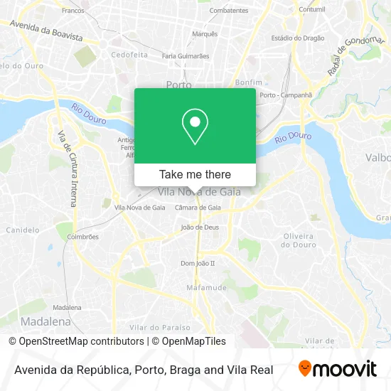 Avenida da República map