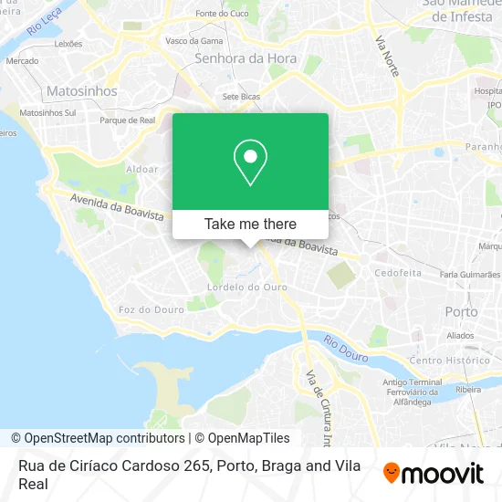 Rua de Ciríaco Cardoso 265 map