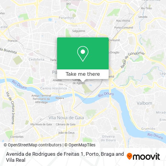 Avenida de Rodrigues de Freitas 1 map