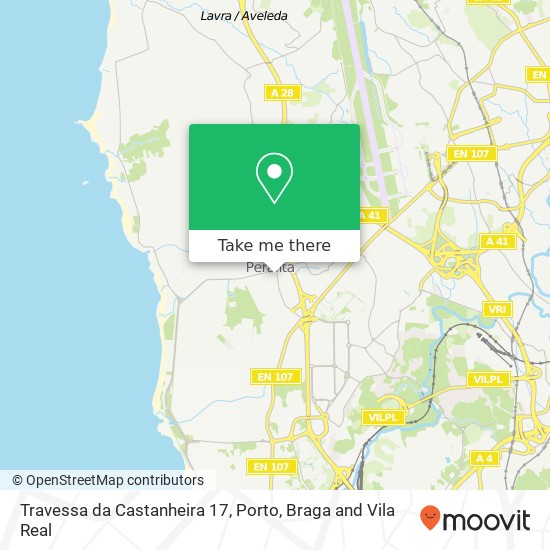 Travessa da Castanheira 17 map