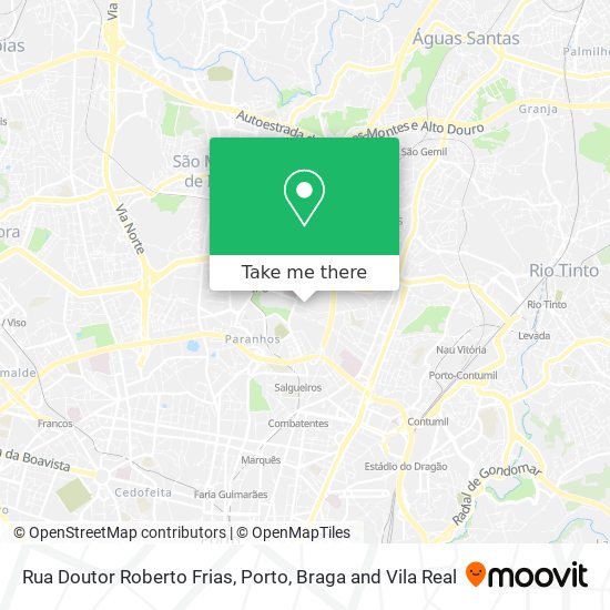 Rua Doutor Roberto Frias map