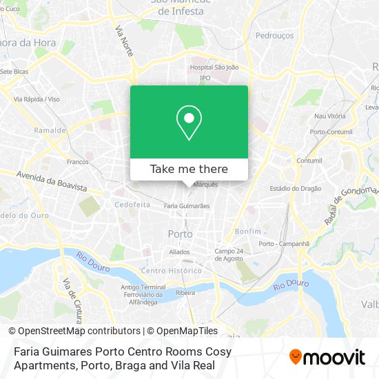 Faria Guimares Porto Centro Rooms Cosy Apartments map