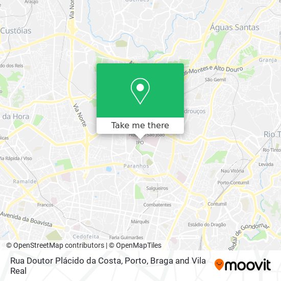 Rua Doutor Plácido da Costa map