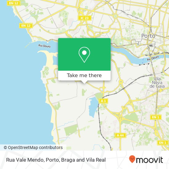 Rua Vale Mendo map