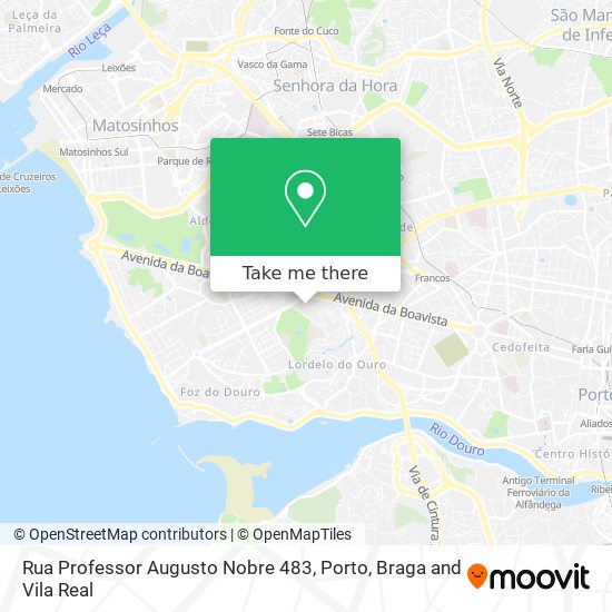 Rua Professor Augusto Nobre 483 map