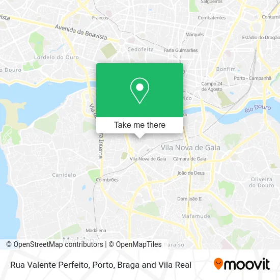 Rua Valente Perfeito map