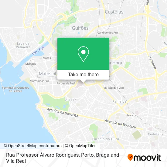 Rua Professor Álvaro Rodrigues map