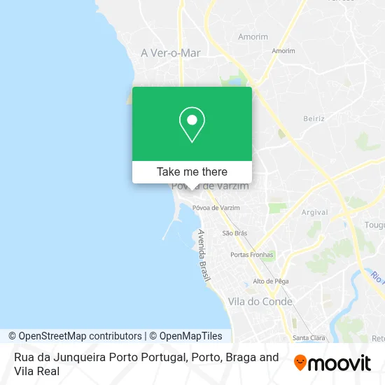 Rua da Junqueira Porto Portugal map