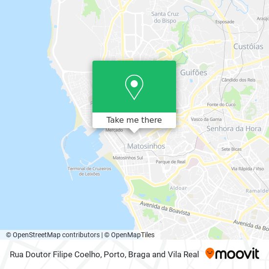 Rua Doutor Filipe Coelho mapa