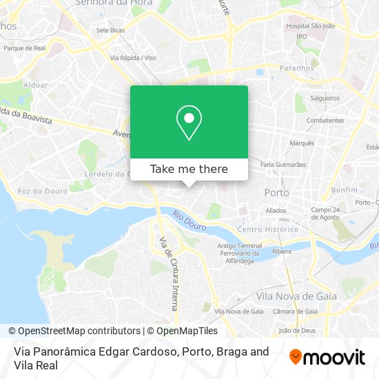 Via Panorâmica Edgar Cardoso map
