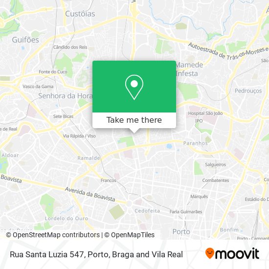 Rua Santa Luzia 547 map
