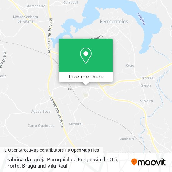 Fábrica da Igreja Paroquial da Freguesia de Oiã map