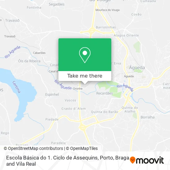 Escola Básica do 1. Ciclo de Assequins map