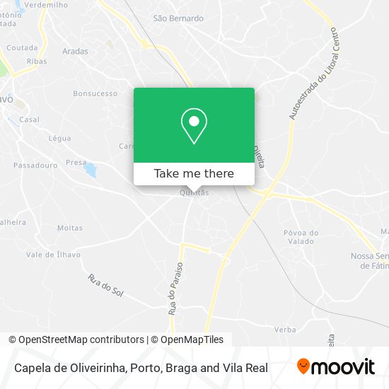 Capela de Oliveirinha map