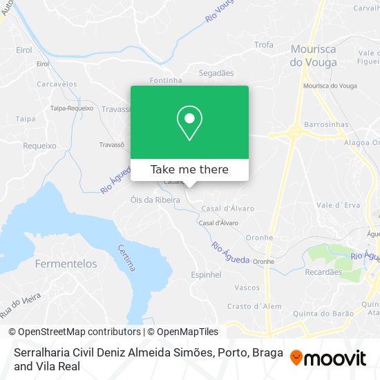 Serralharia Civil Deniz Almeida Simões mapa