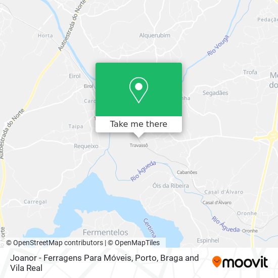 Joanor - Ferragens Para Móveis mapa