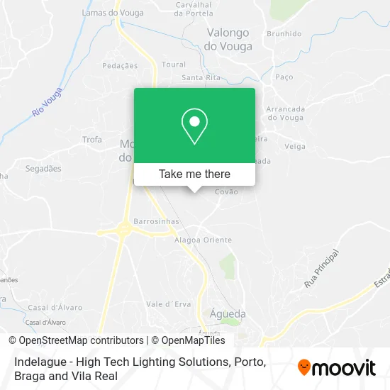 Indelague - High Tech Lighting Solutions map