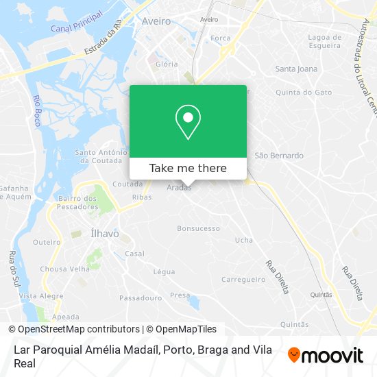 Lar Paroquial Amélia Madaíl map