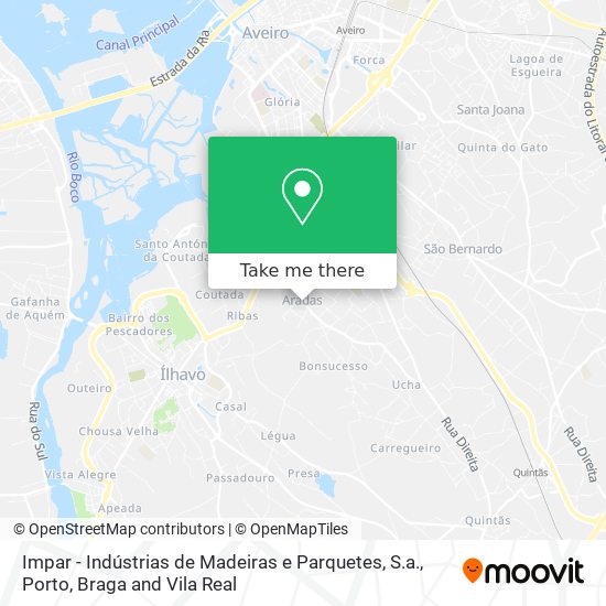 Impar - Indústrias de Madeiras e Parquetes, S.a. mapa