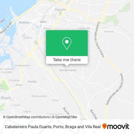 Cabeleireiro Paula Duarte map