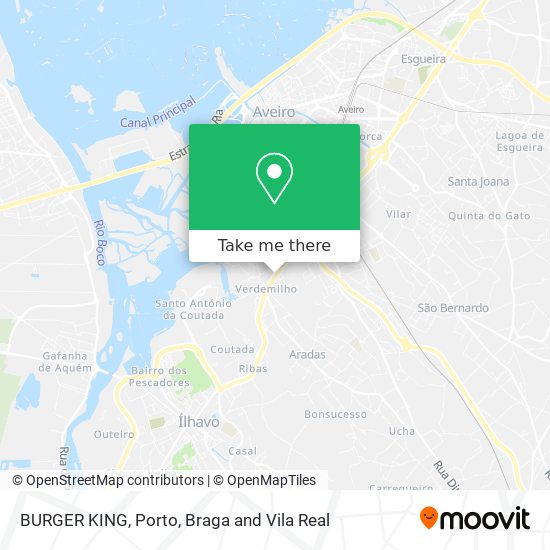 BURGER KING map