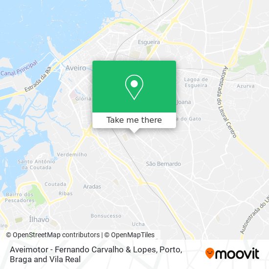 Aveimotor - Fernando Carvalho & Lopes mapa