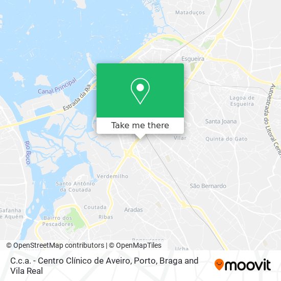 C.c.a. - Centro Clínico de Aveiro map