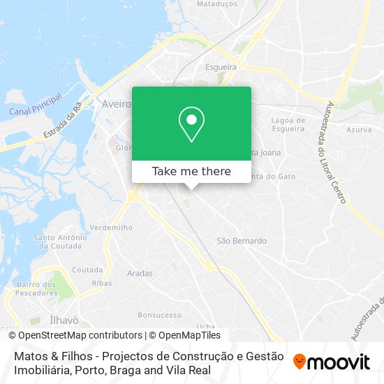 Matos & Filhos - Projectos de Construção e Gestão Imobiliária map