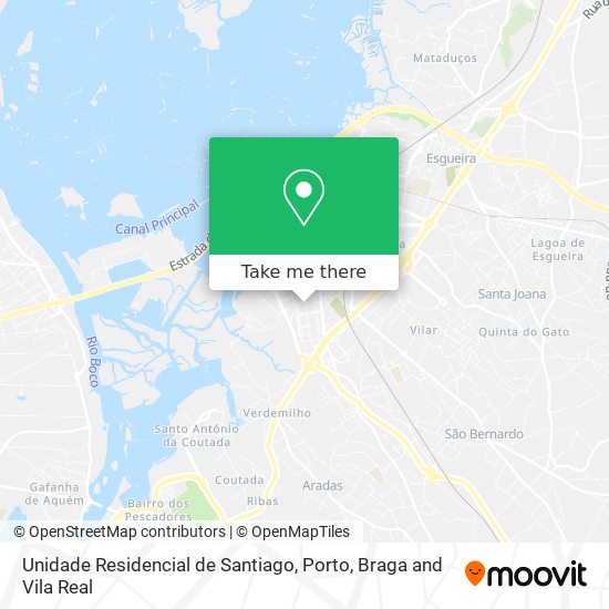 Unidade Residencial de Santiago map