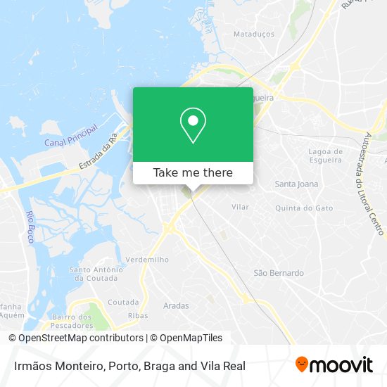 Irmãos Monteiro mapa
