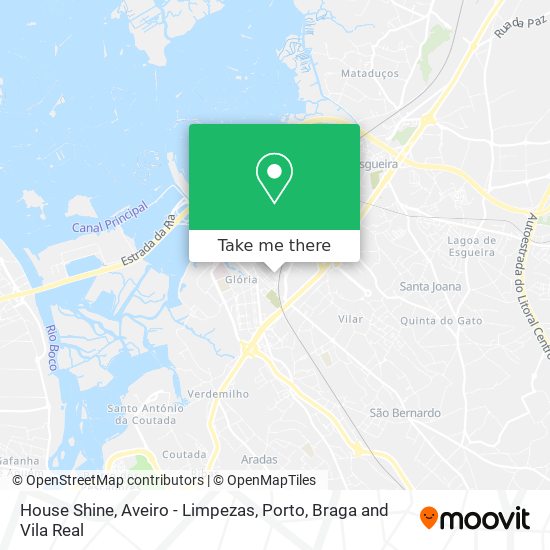 House Shine, Aveiro - Limpezas map