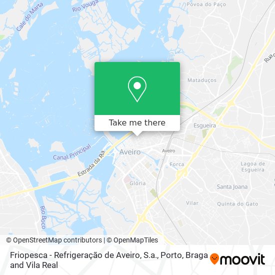 Friopesca - Refrigeração de Aveiro, S.a. map