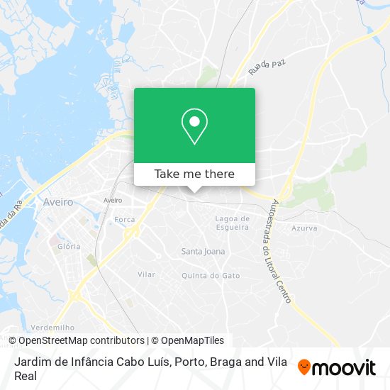 Jardim de Infância Cabo Luís map