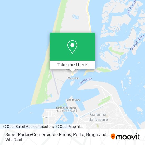 Super Rodão-Comercio de Pneus mapa