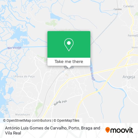 António Luís Gomes de Carvalho mapa